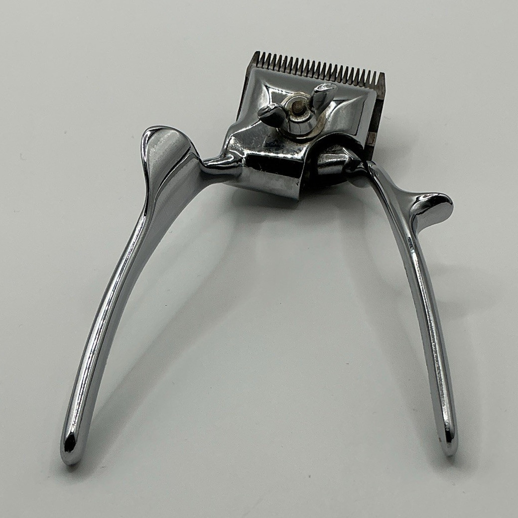 Priests of Merlin Manual Hair Clipper, Silver, 0.9mm Clipper Blade, Model No. 1