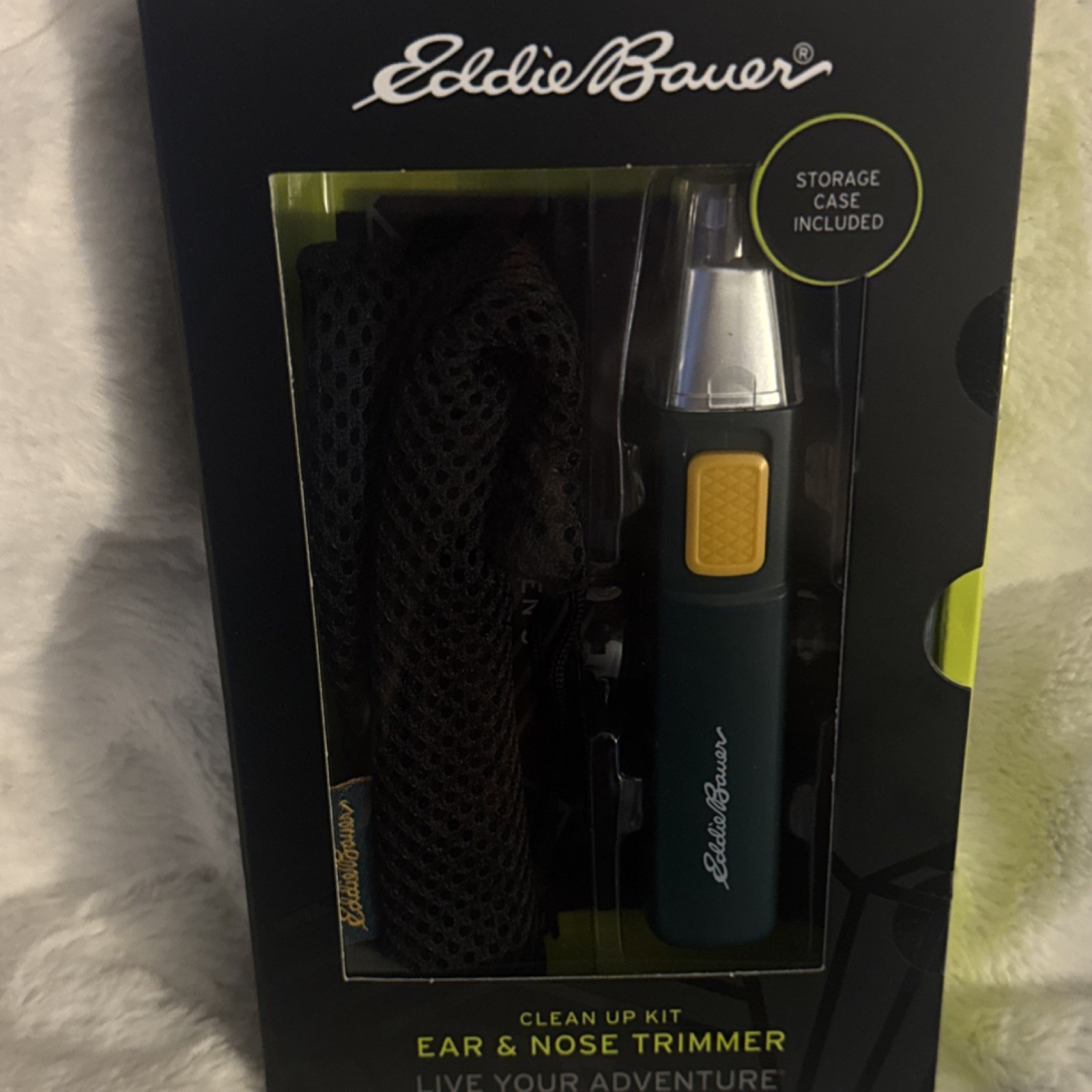 Eddie Bauer Ear & Nose Trimmer Battery Powered Unisex Comes With Storage Case