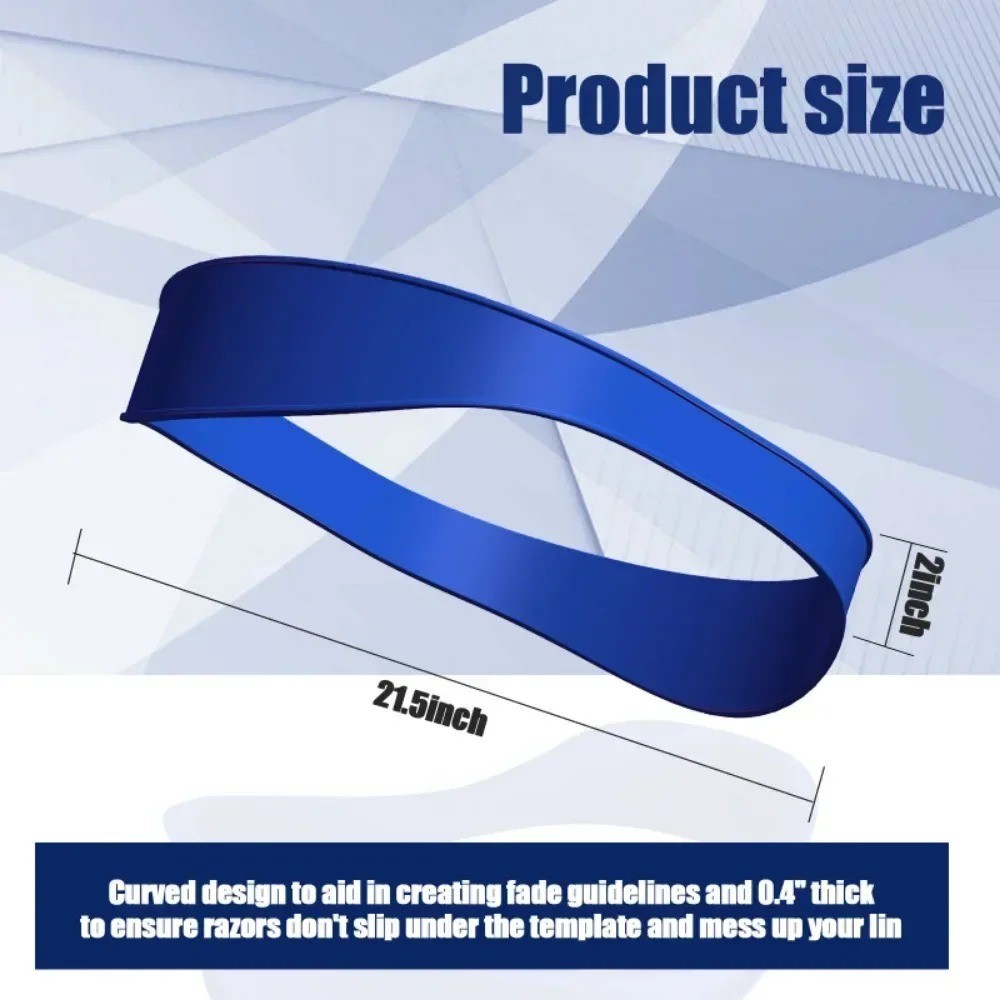 DIY Hair Cutting Guide Band Silicone Neckline Shaving Template Barber Tool US💈
