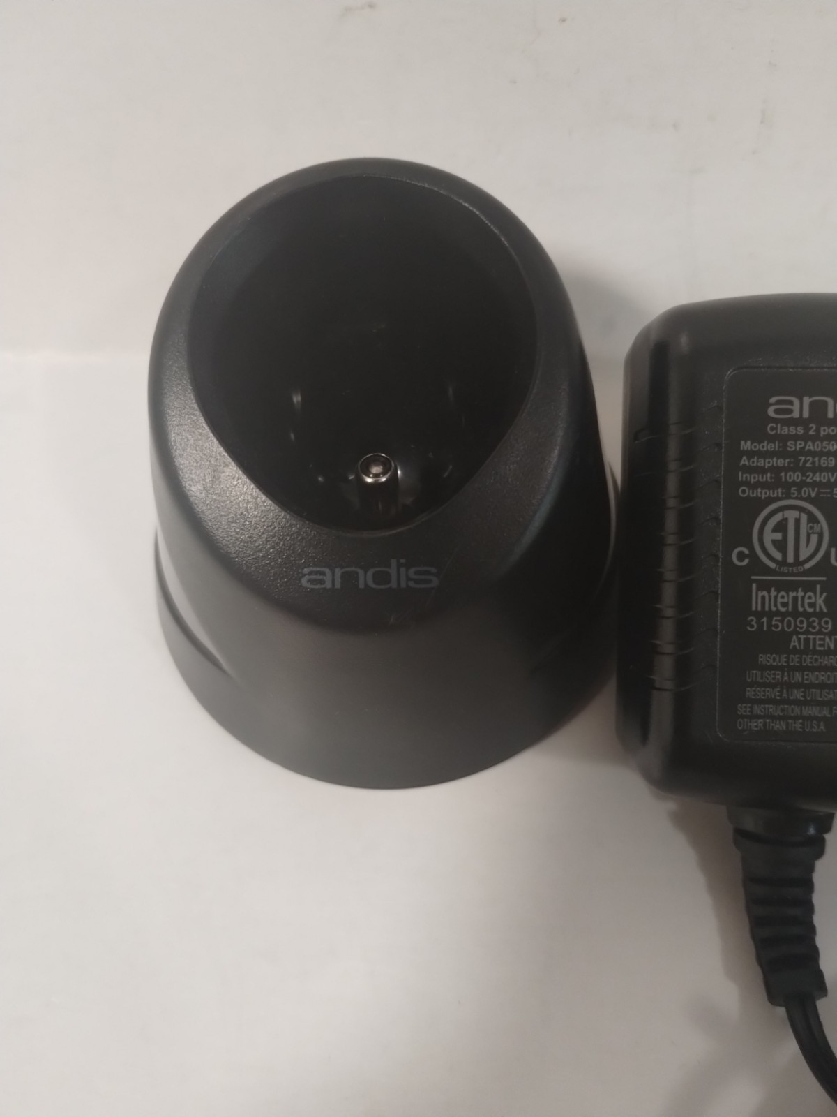 Andis Slimline Pro Li Trimmer Charging Stand And Power Cord OEM