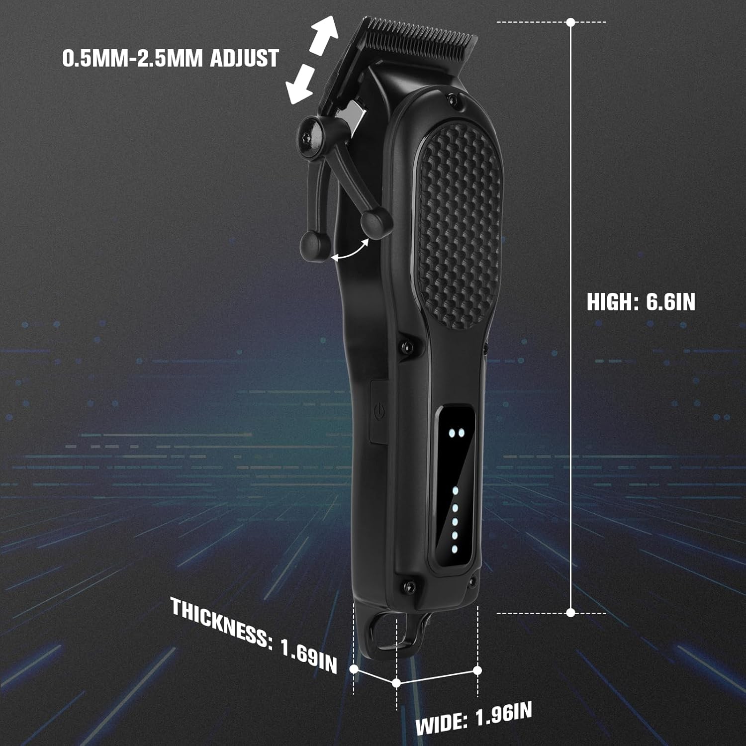 Men’s Hair Clippers for Professional Hair Trimmer Cordless Rechargeable Powerful