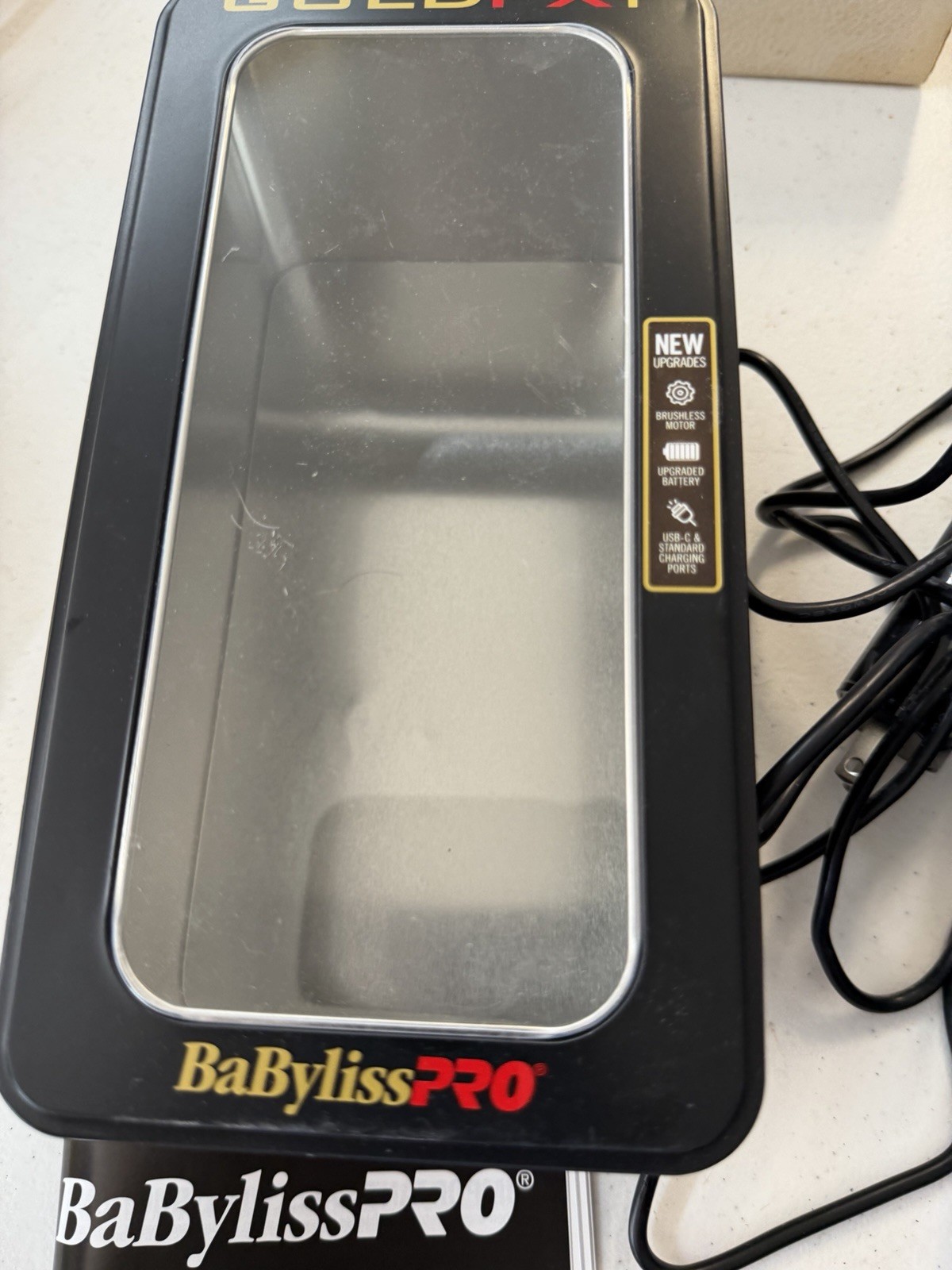 BabylissPro FX870G Cordless Lithium-Ion Adjustable Clipper – Gold – Works GREAT