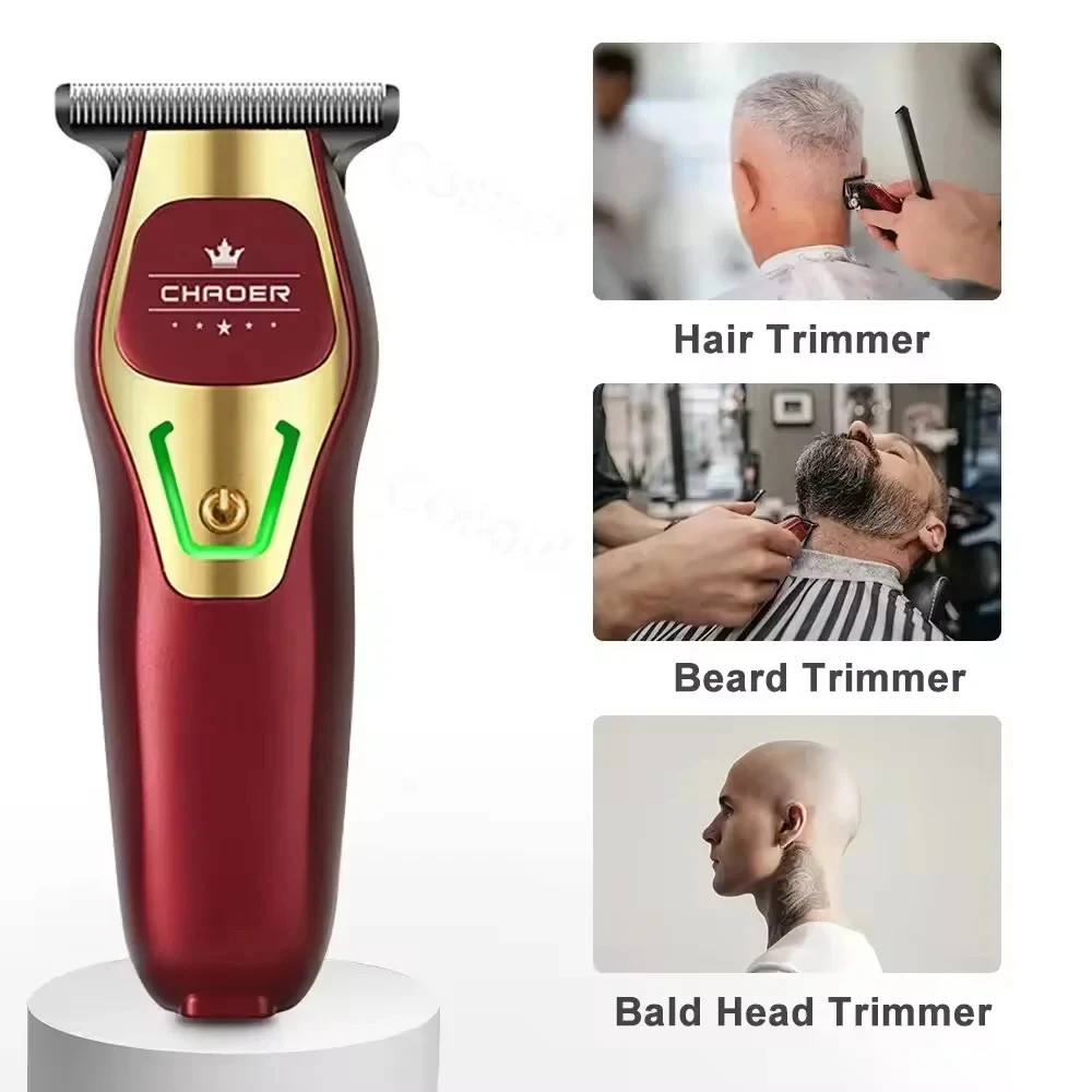 Mini Portable Hair Clipper Rechargeable Cordless Bald Head Trimmer USB