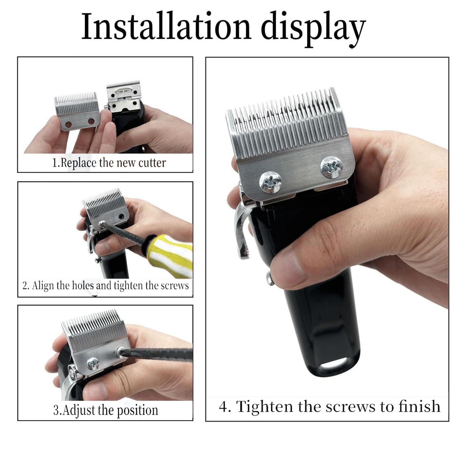 1 Pcs Blade for Wahl Clipper 2 Hole Replacement Blades