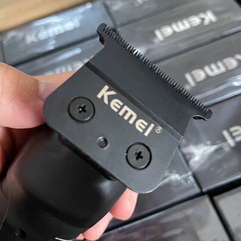 Kemei Electric Hair Clipper Barber Cordless Hair Trimmer 0mm Zero Gapped Carving