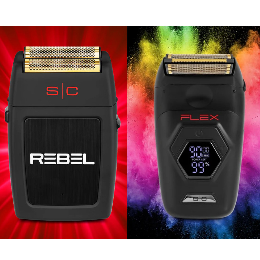 StyleCraft Rebel Super Torque & Flex Shaver | SC802B + SC806B