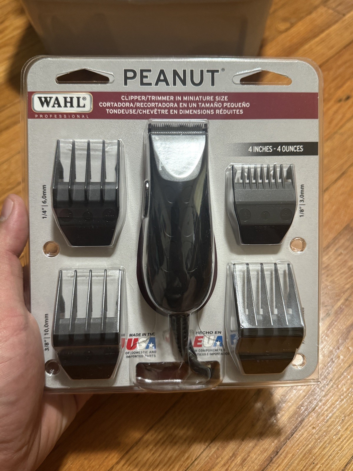 Wahl Professional Peanut Black Clipper/Trimmer | 8655-200