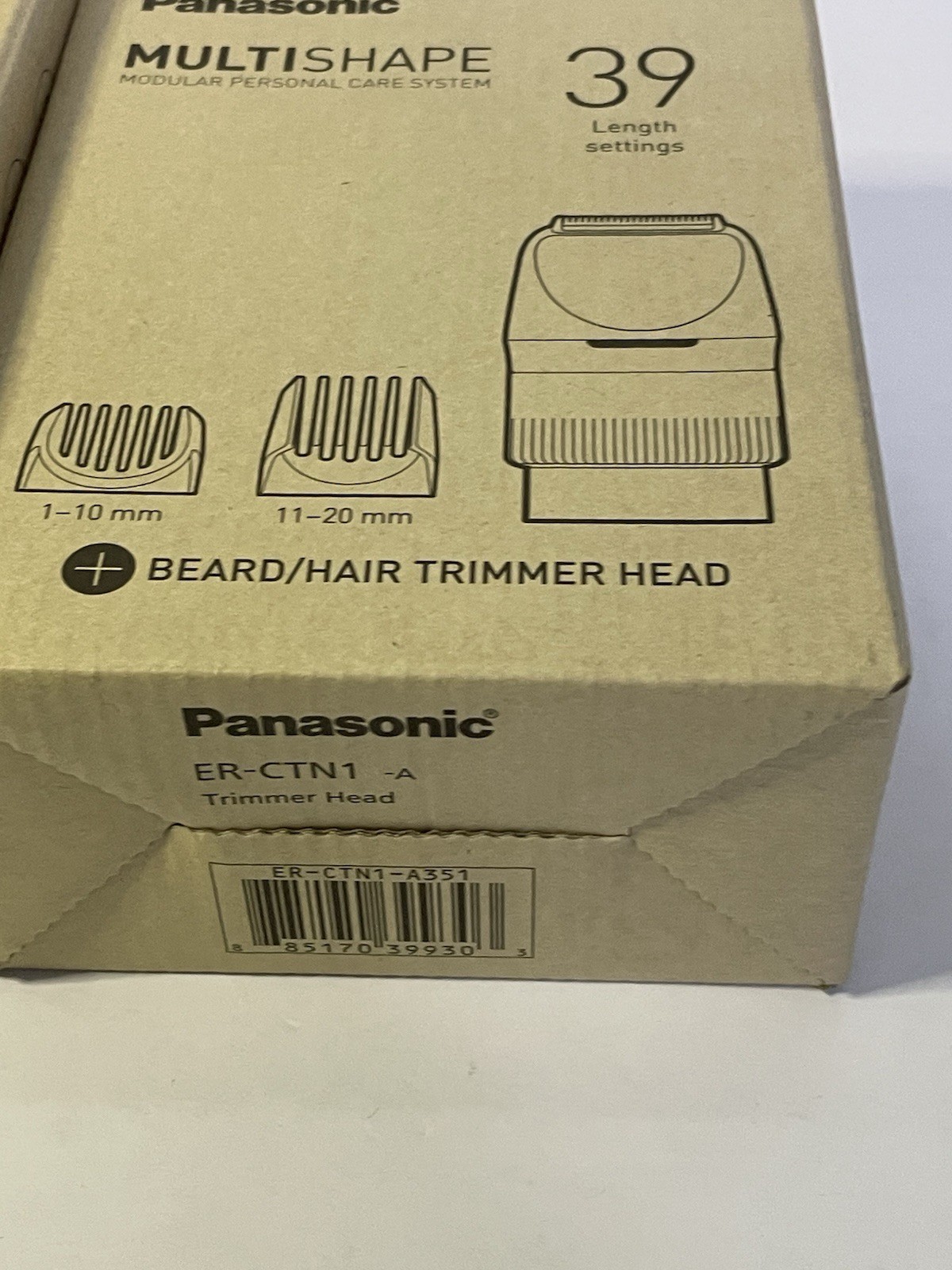 Panasonic MultiShape Electric Trimmer Main Unit + Beard/hair Trimmer Head 39 Set