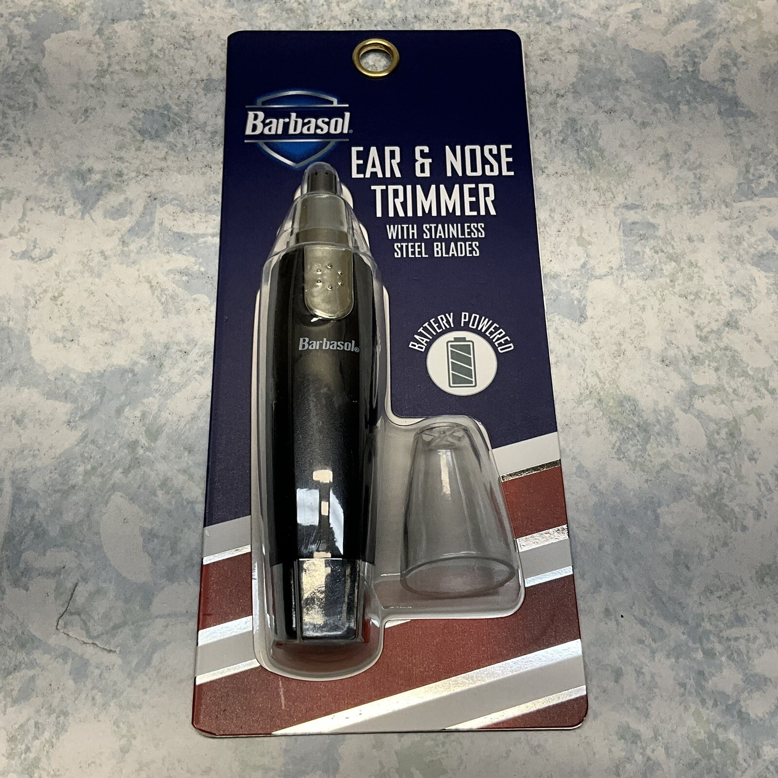 Barbasol Battery Powered Beard/Mustache Trimmer & Ear/Nose Trimmer- New Sealed