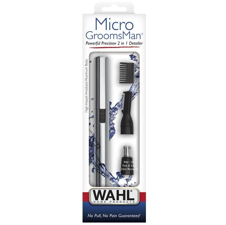 Wahl Nose Ear Trimmer Neck Hair Beard Eyebrow Groomer Clippers Micro Personal