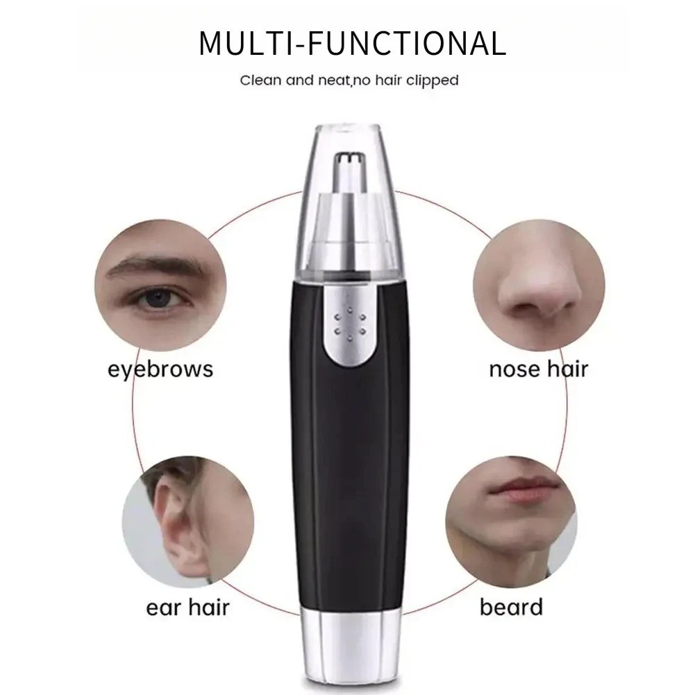 Electric Ear Beard Nose Hair Trimmer Eyebrow Mustache Remover Shaver Clipper Ne