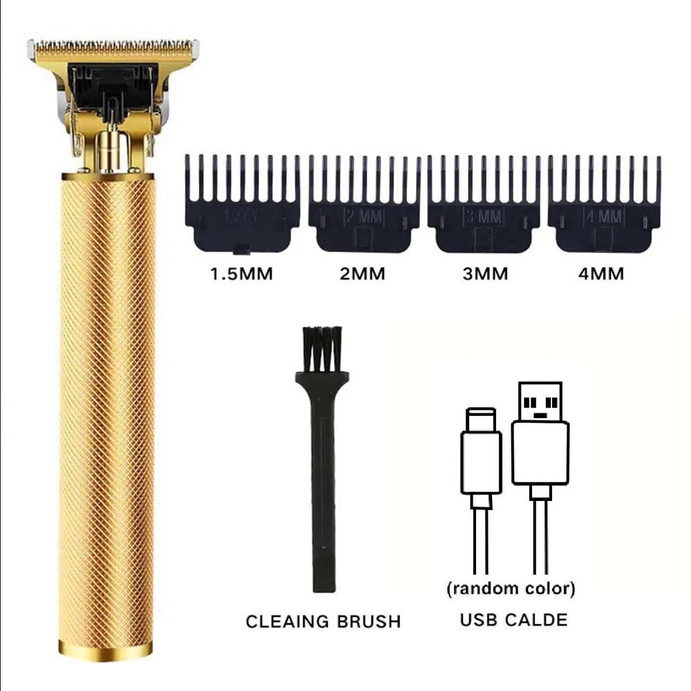 Professional Hair Clipper Trimmer Set Men’s Beard Barber Kit Rechargeable