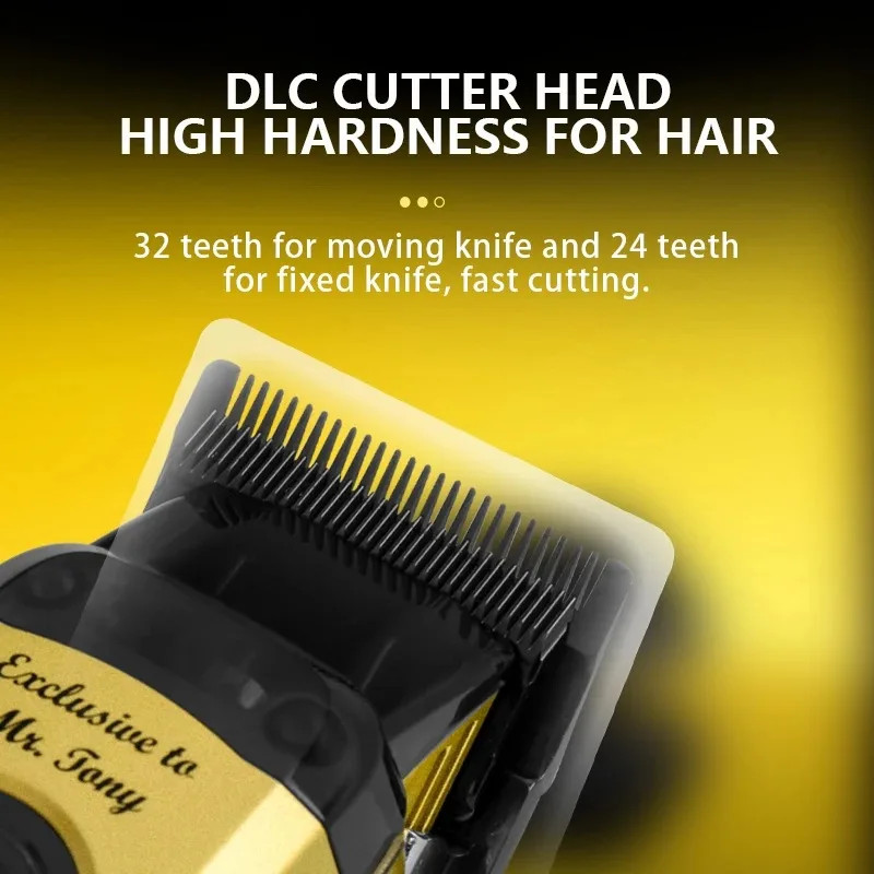 Professional Brushless Motor Hair Clippers 11500RPM Cordless Barber Electric Hai
