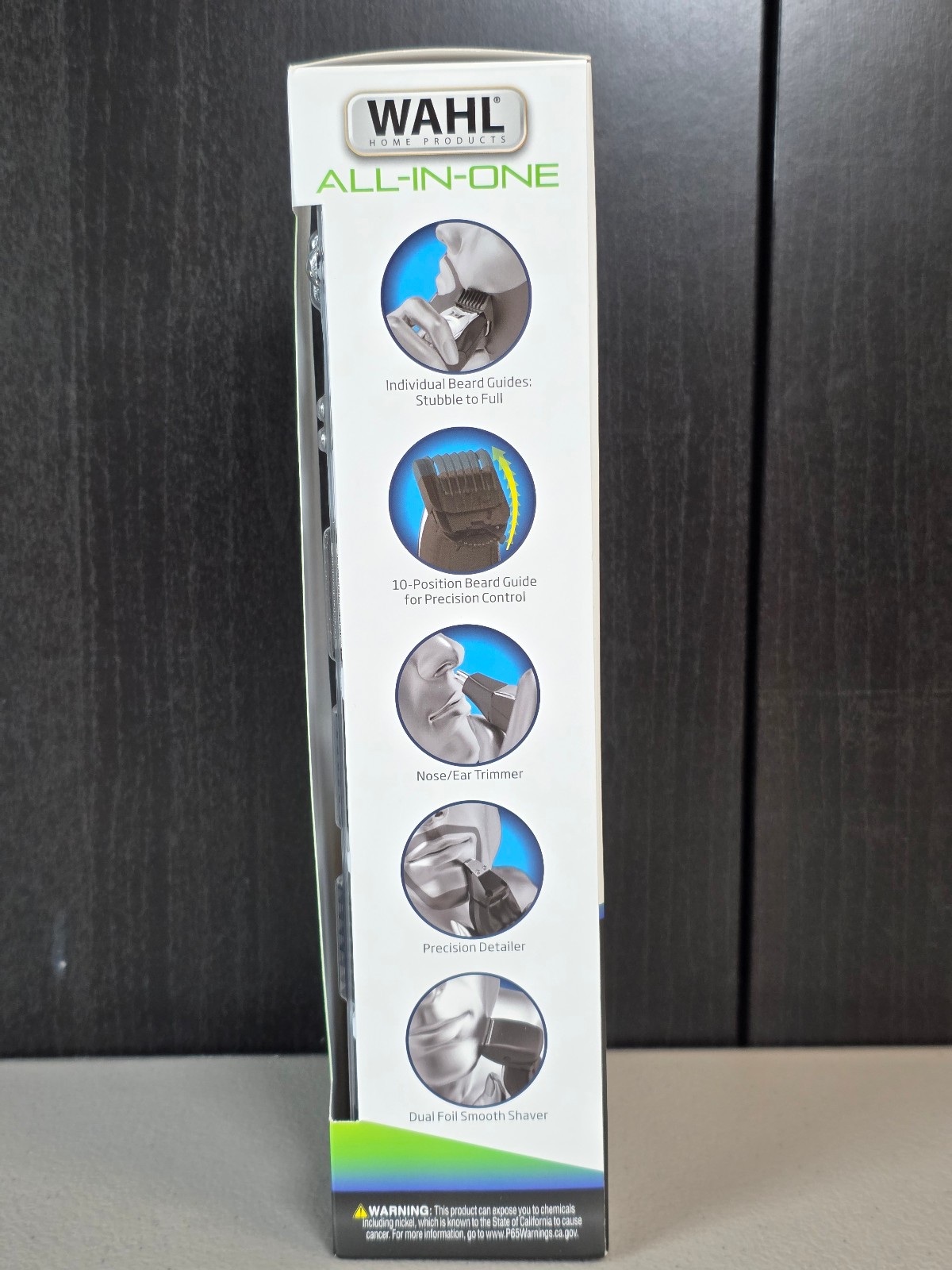 Wahl All-In-One Lithium Ion Trimmer Set w/ 4 Detachable Heads 9893-700