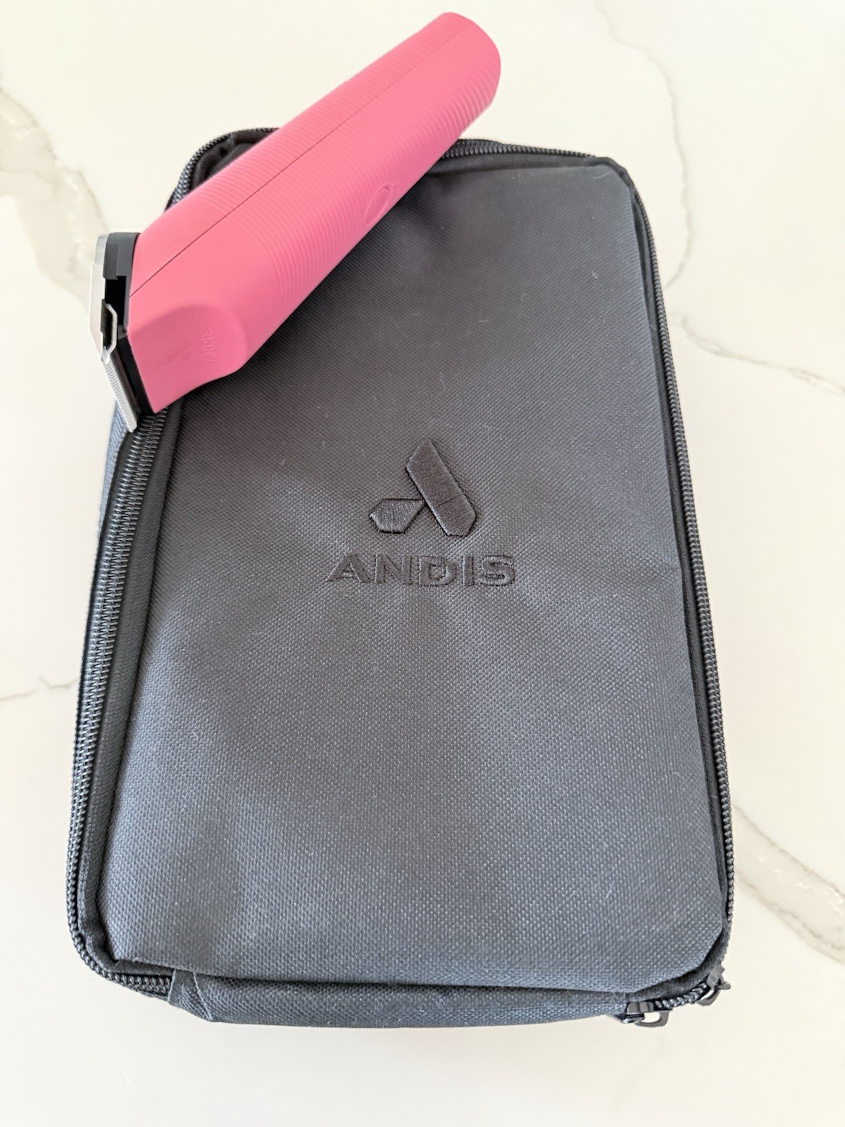 Andis ABQ-1 Cordless Rechargeable Hair Clipper Kit w/ Stand, Guards, Case