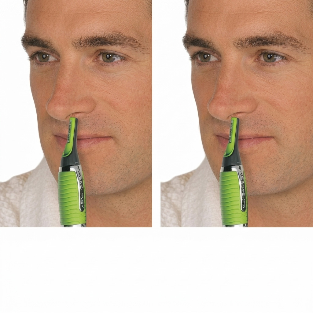 Men’s Nose Ear Hair Trimmer Eyebrow Beard Mustache Face Neck Grooming Clipper