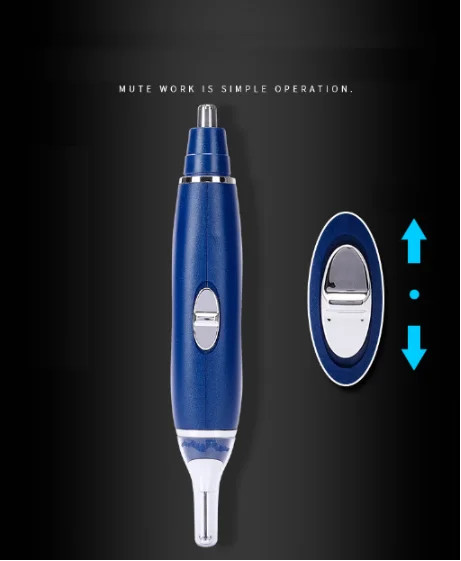 New Portable Elec Nose Ear Eyebrow Beard Mustache Hair Remover Shaver Clipper