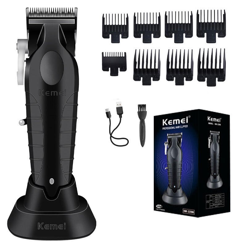 Kemei-2296 Cordless Electric Hair Trimmer Clipper Professional Cutting Machine