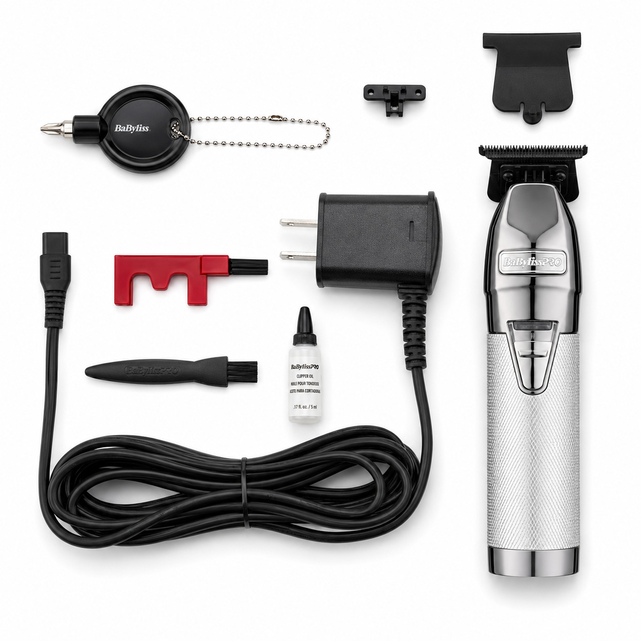 BaBylissPRO SilverFX+ Trimmer w/ Gold Deep Tooth Blade FX787NS + FX707G2