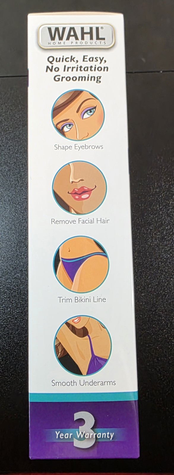 NIB Wahl True Confidence Wet/Dry No Irritation Grooming Fast Easy Hair Removal