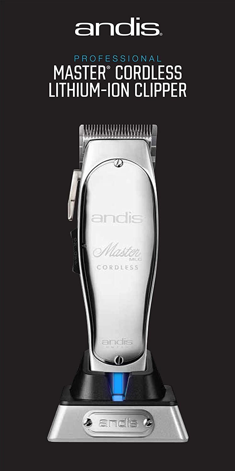 Andis 12470 Professional Master Cord/Cordless Carbon Steel Blade Hair Clipper