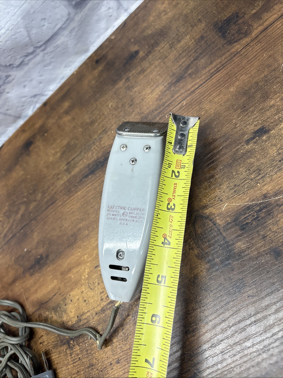 Vintage Dunlap Universal Electric Hair Clipper w Original Box Sears Parts