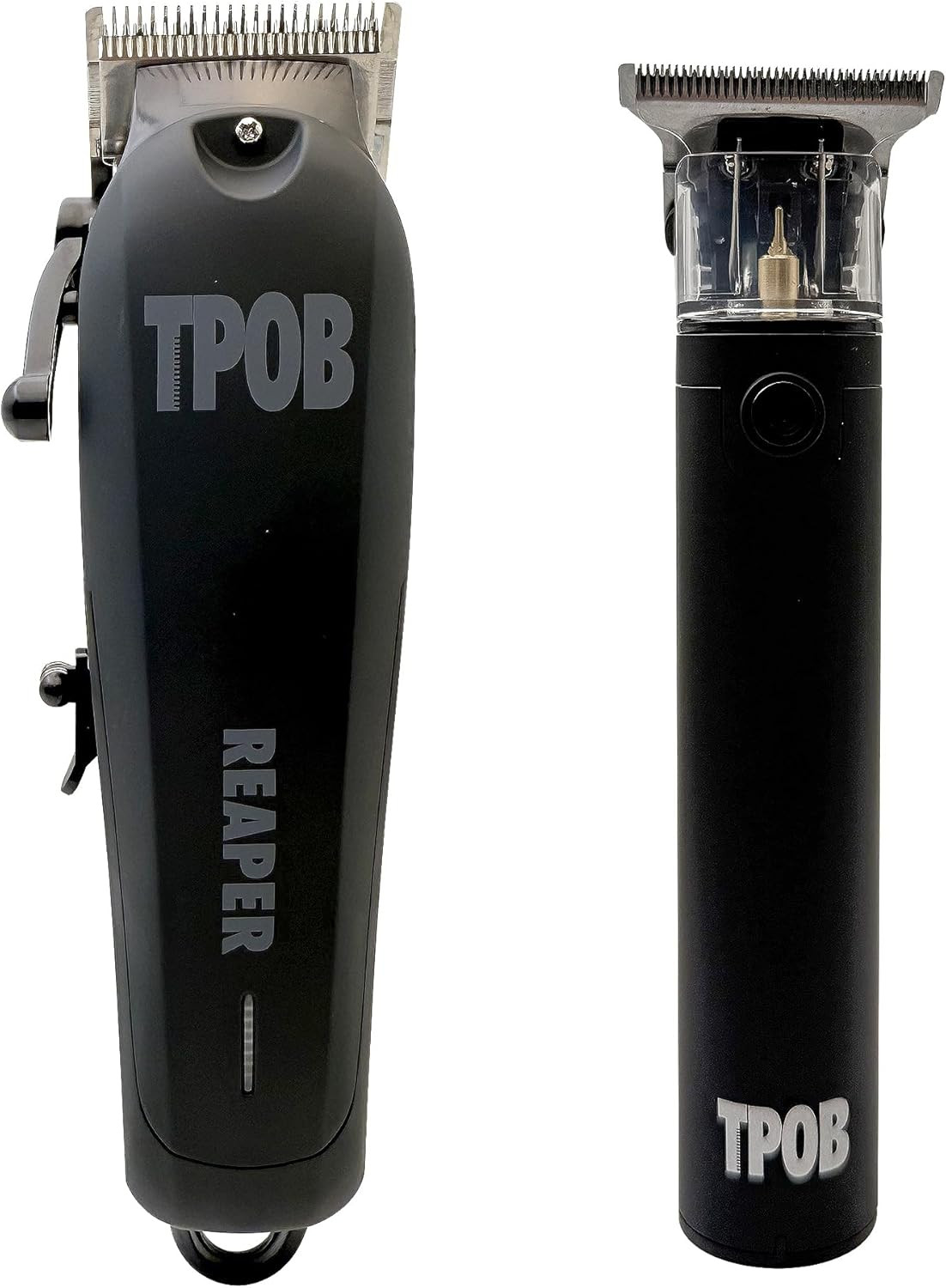 Slime 2 Ghost Black Clipper Trimmer Set Barber Hair Clippers for Men 6800 RPM wi