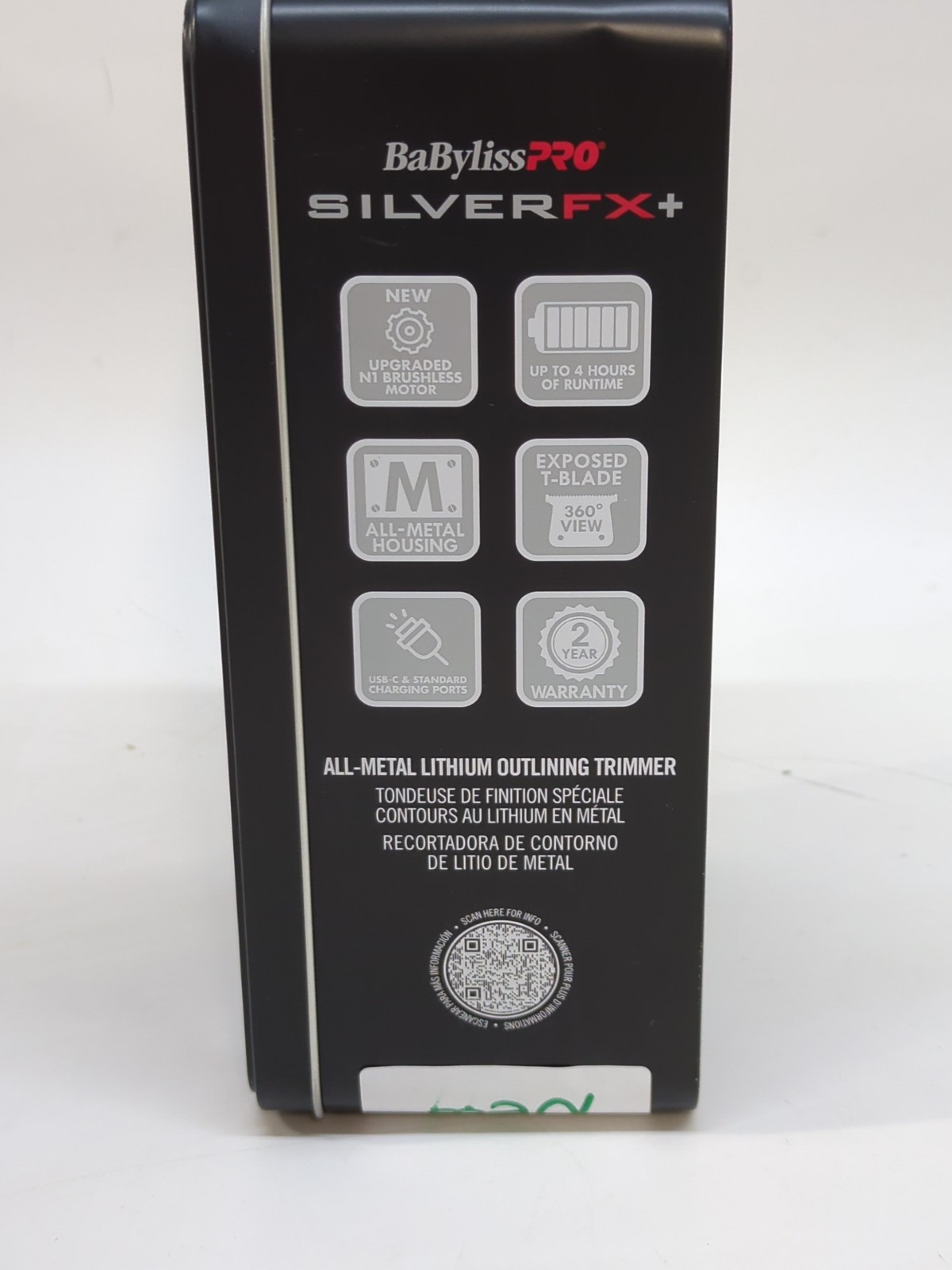 BaBylissPRO SilverFX+ All-Metal Lithium Outlining Trimmer