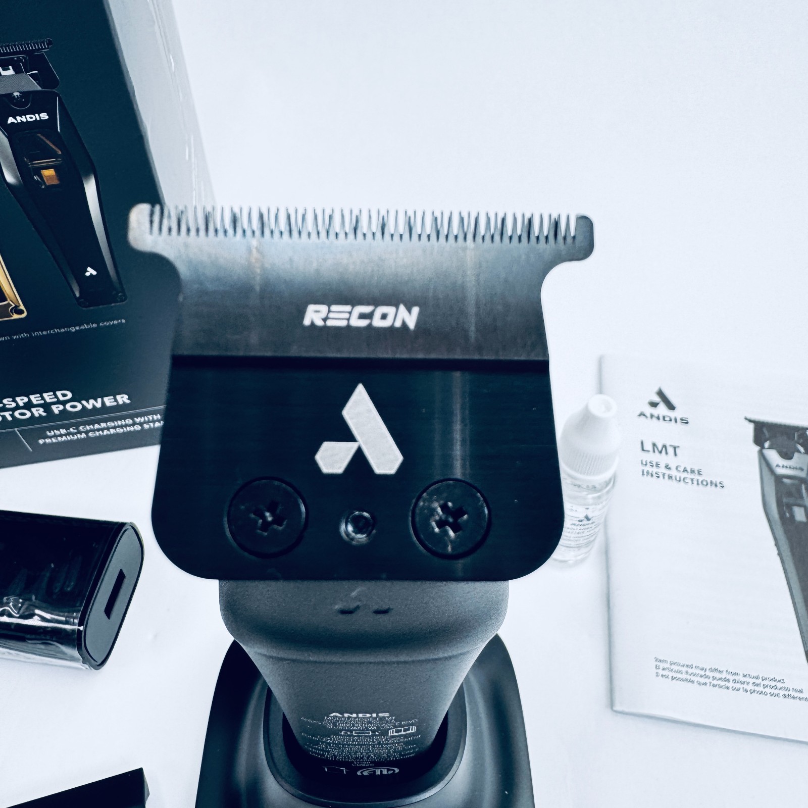 Andis 562703 Recon Professional Barber Vector Motor Beard & Hair Cordless Trimme
