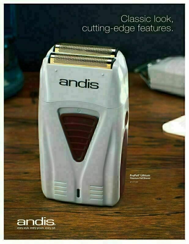 Andis #17200 Lithium Cord Cordless Haircuts Hypo-Allergenic Titanium Foil Shaver
