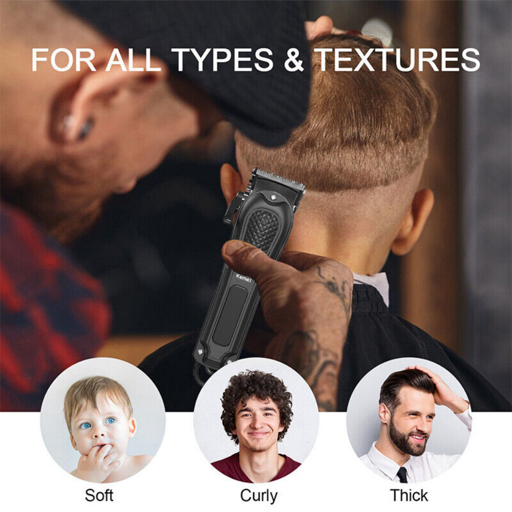 Professional Hair Clippers Trimmer Cutting Beard Cordless Barber Shaving Machine