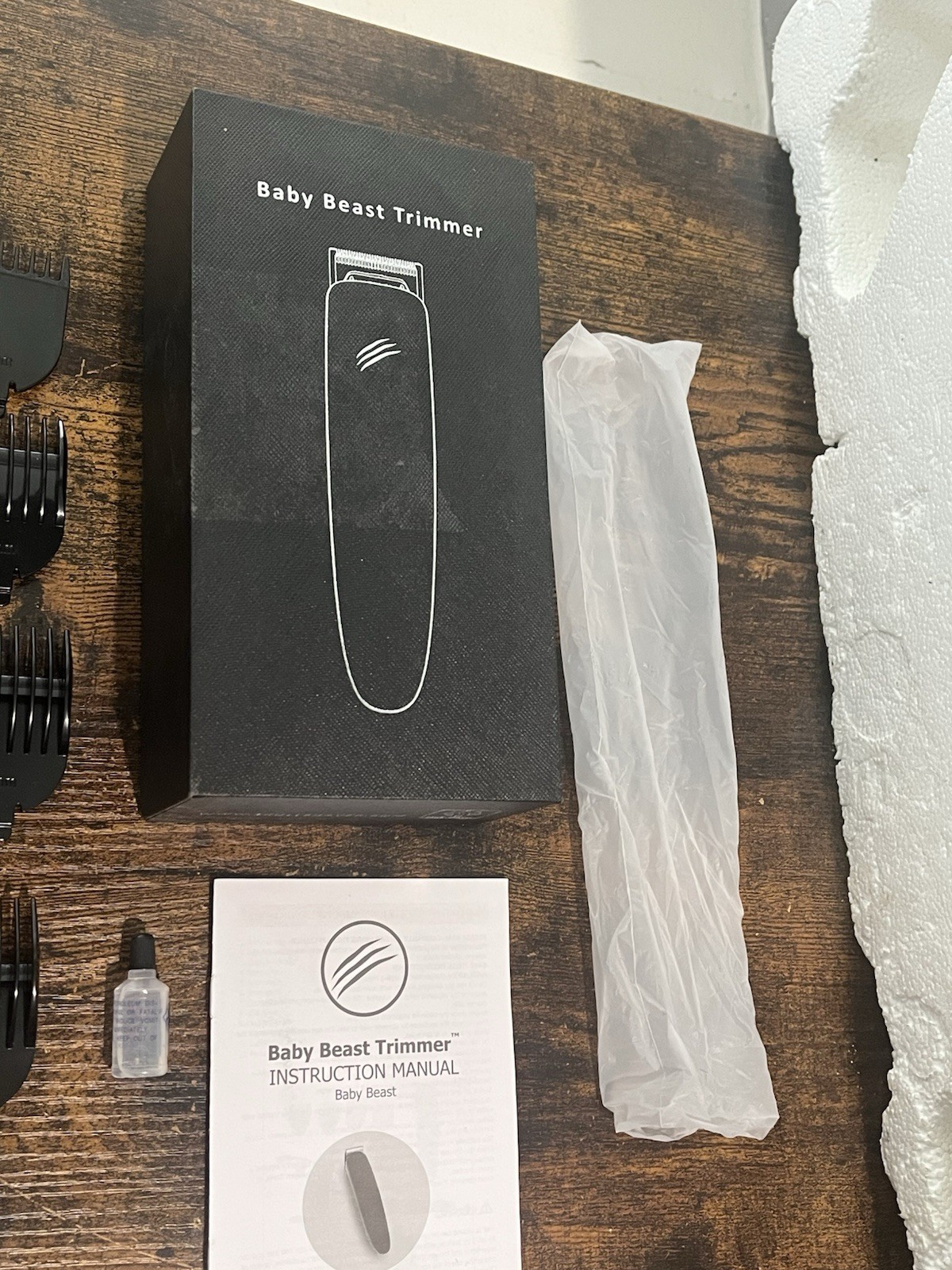 Skull Shaver Baby Beast Trimmer: Cordless Hair and Beard Trimmer NEVER USED