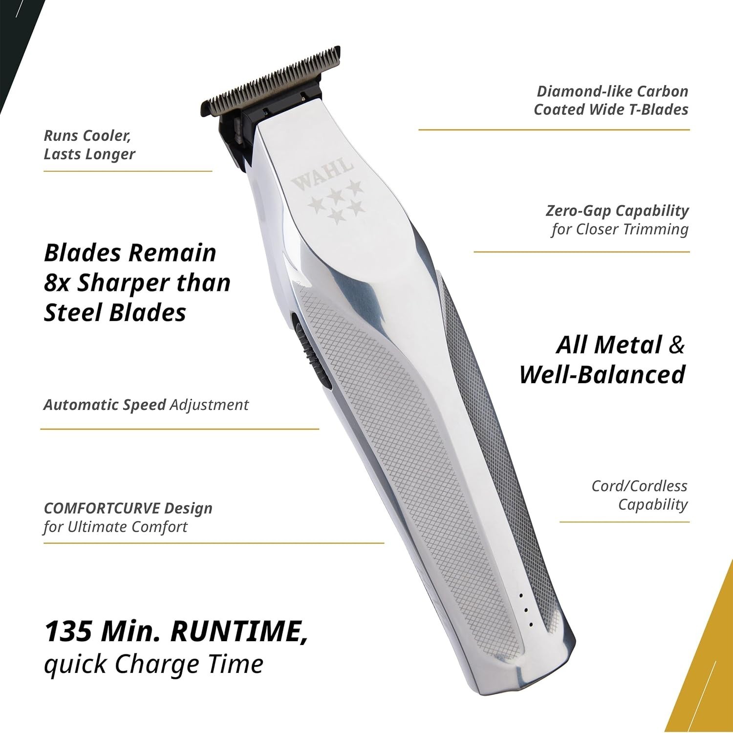 Wahl Hi-Viz Trimmer Lines Intricate Designs All Metal Universal 3023699