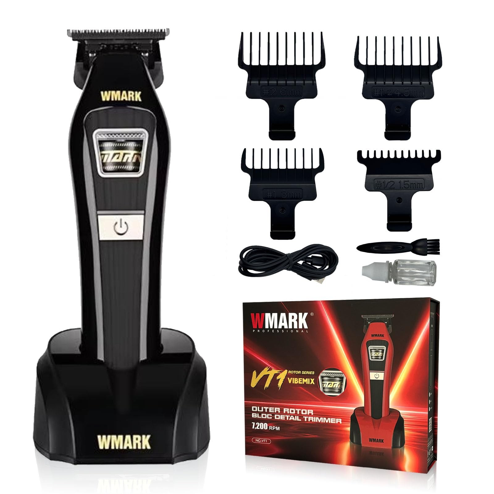 Hair Trimmer for Men Beard Trimmers for Barbers Electric Trimmer Cordless Hai…