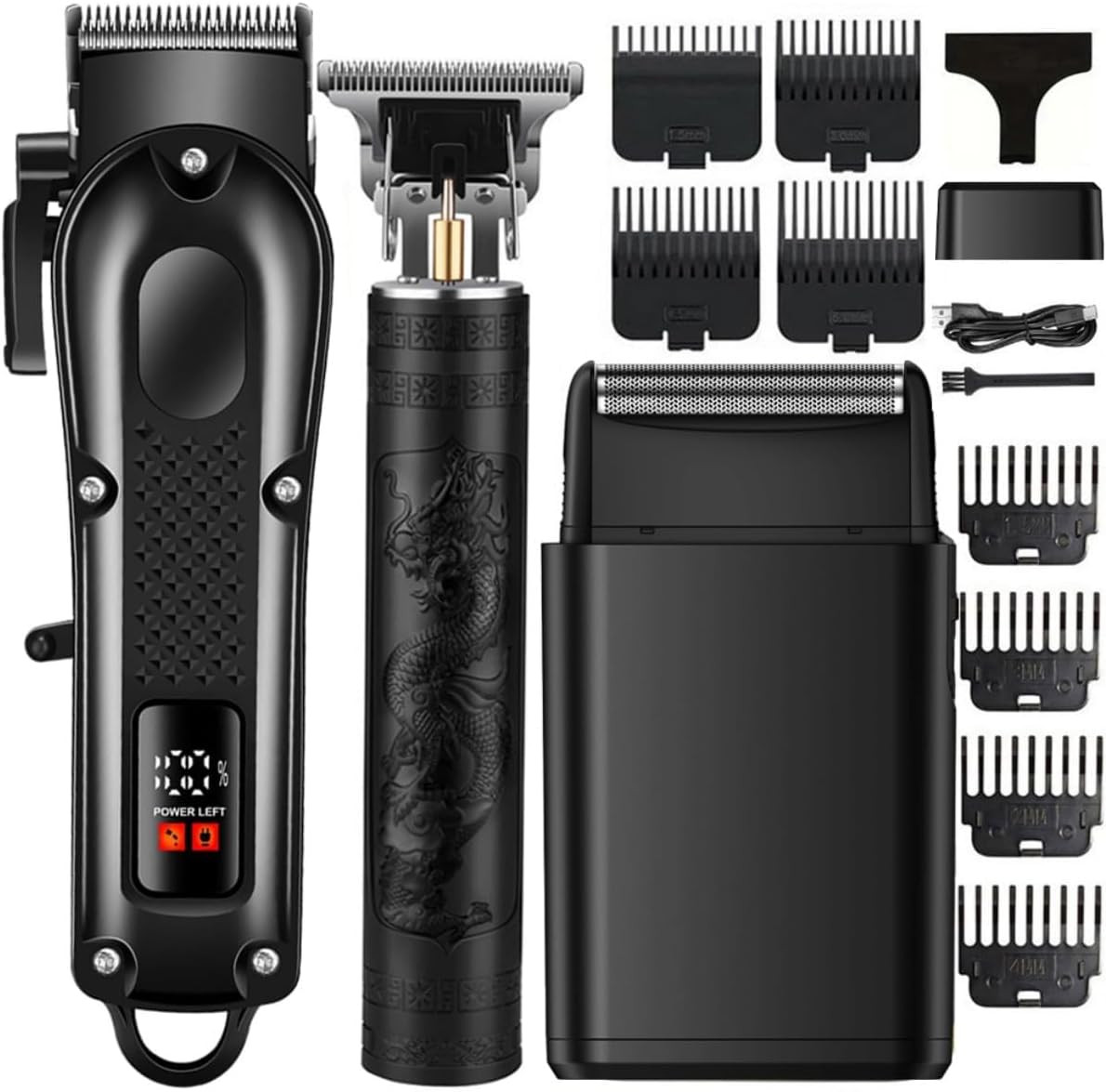 Set cortapelos hombre afeitadora electrica herramientas corte profesional fade