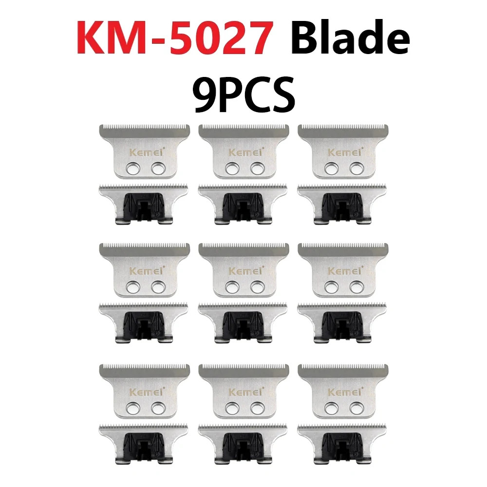 Kemei KM 5027 Professional LED Digital Hair Clipper and Beard Trimmer Blade X9