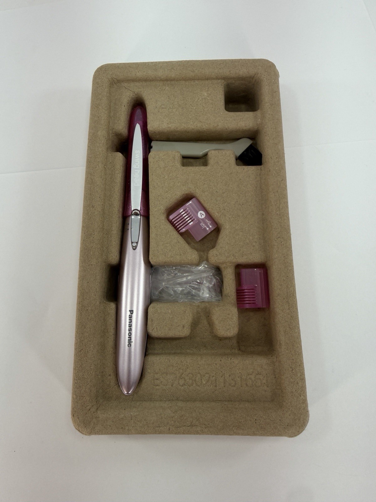 Panasonic ES2113PC Facial Hair Trimmer Eyebrow Shaper Hypoallergenic Open Box