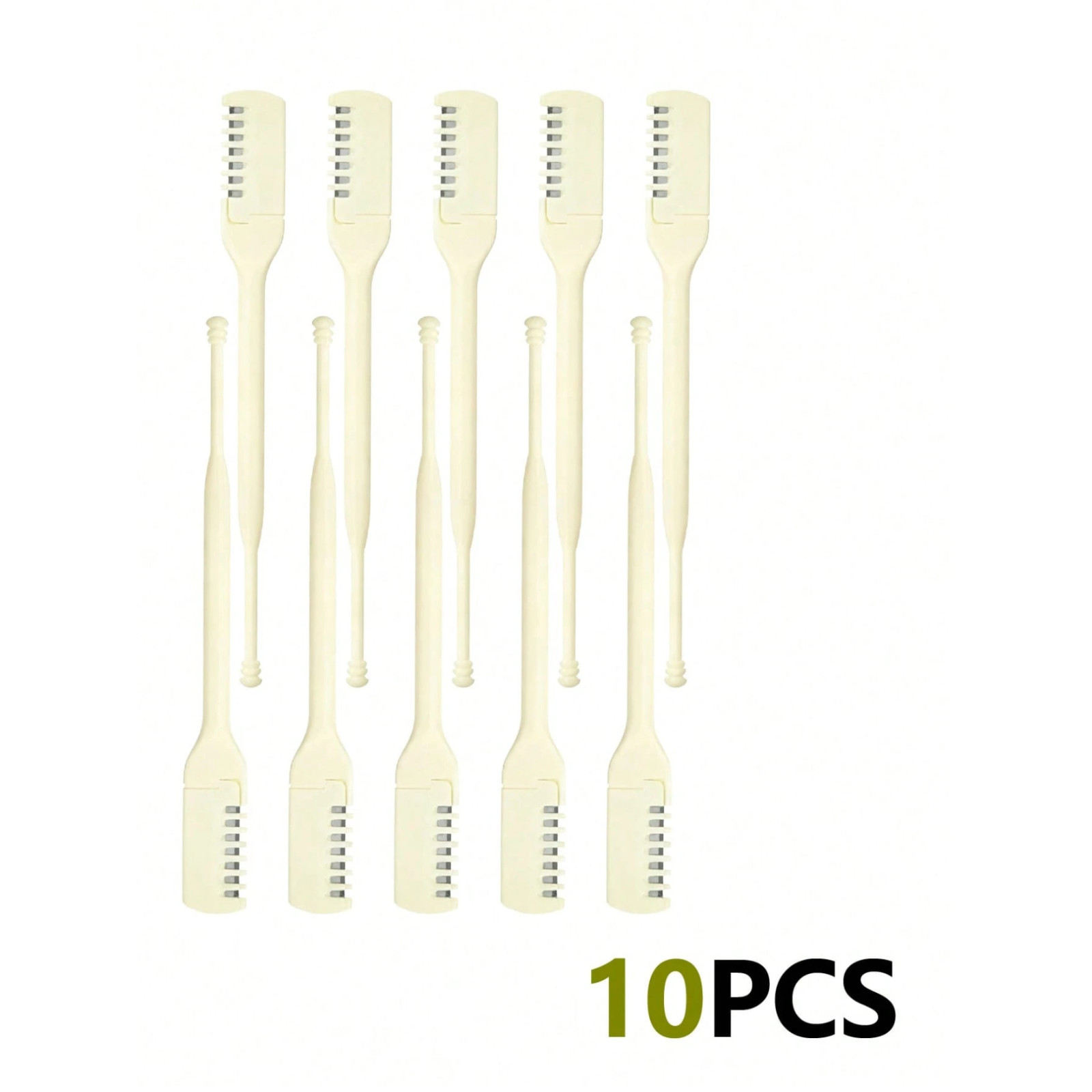 2/4/10/15pcs Manual Nose Hair Trimmer Facial Hair Removal Tools Grooming Kit