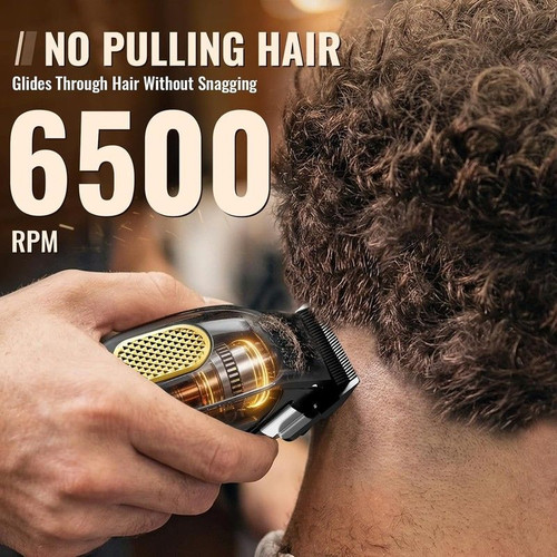 Ufree Professional Cordless Clippers and Trimmers Set for Men Black Gold