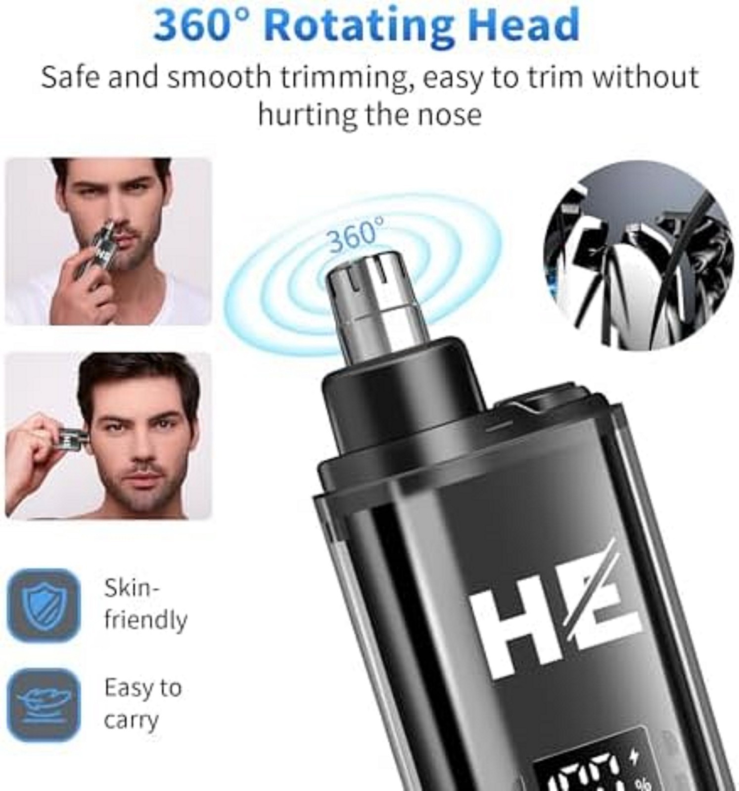 Hair Clipper and Trimmer Set Barber Clippers Set for Men, Professional Kit Beard