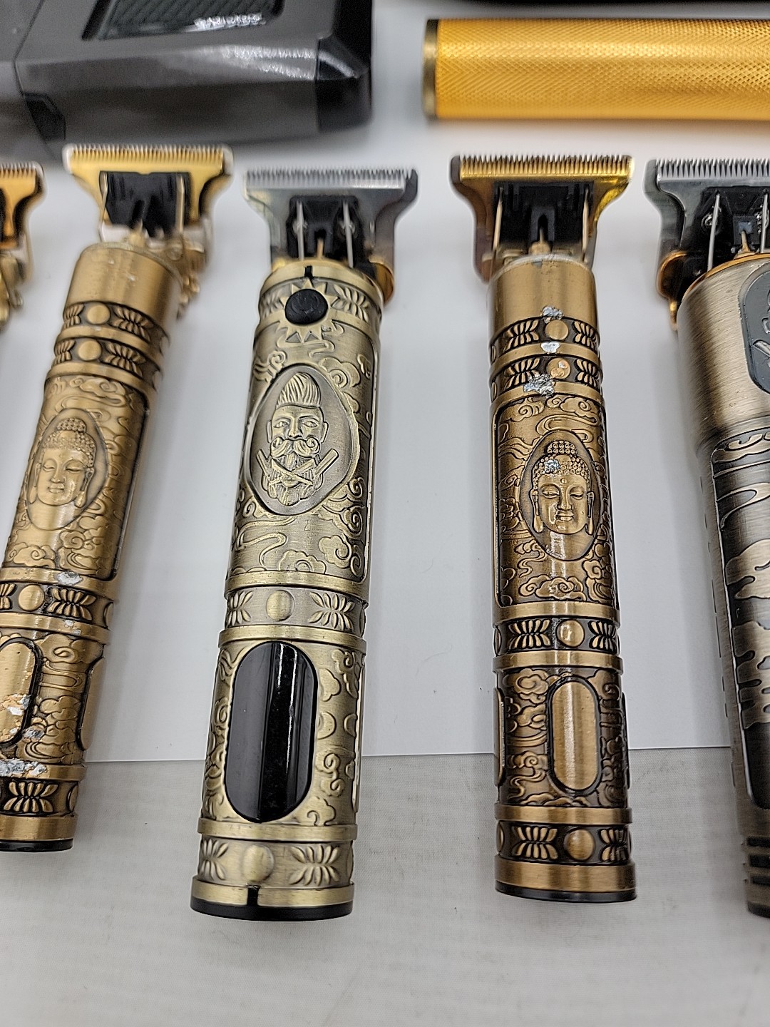 Cordless Fancy Cliuppers and Shaver, Gold Bronze Tattoo Style Clippers