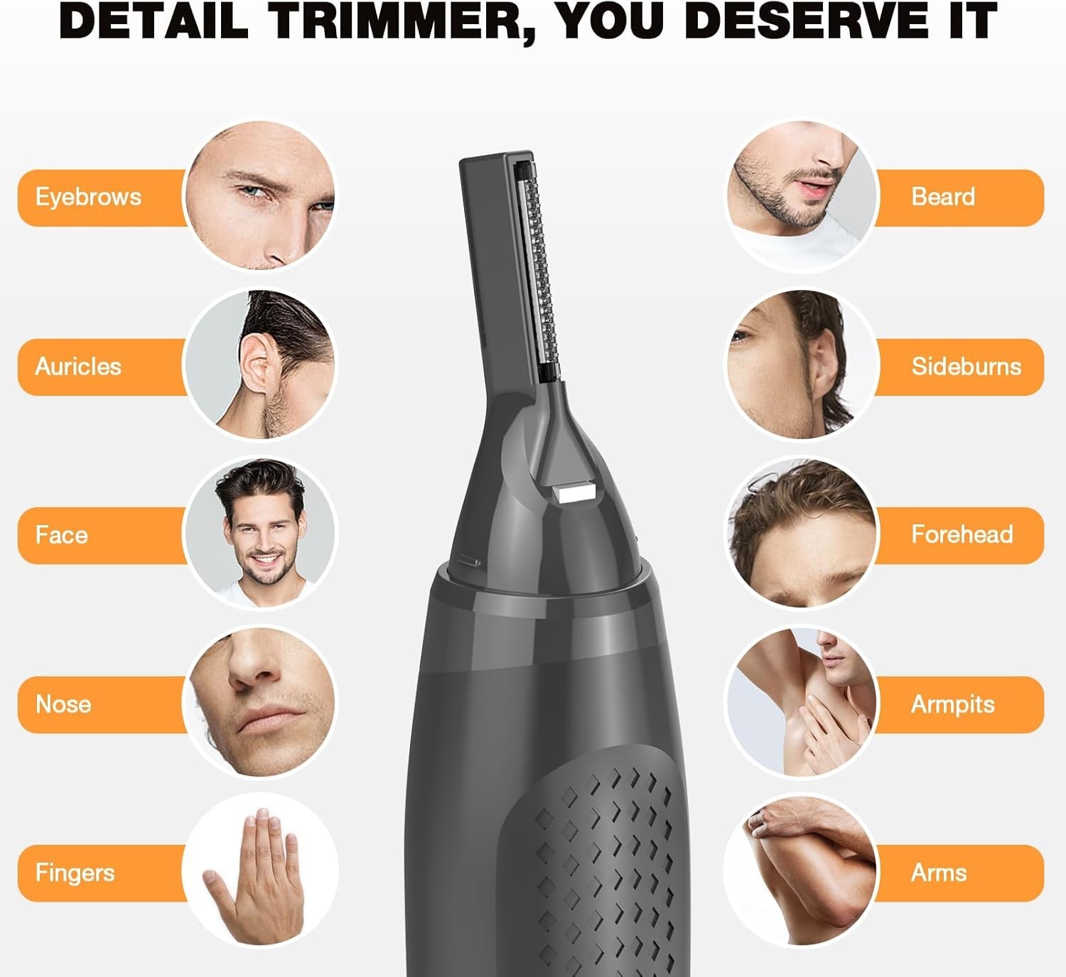2024 NEW Nose Ear Face Neck Eyebrow Hair Mustache Beard Trimmer Shaver Clippers