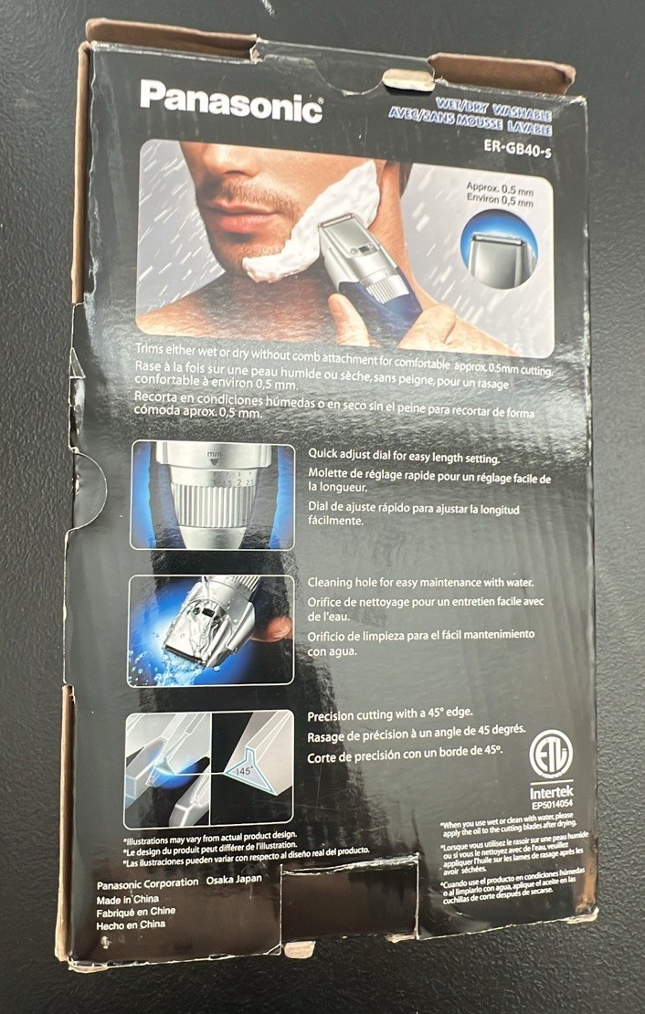 Blue/Silver Milano 19 Stage Beard Trimmer Very Good Used Condition