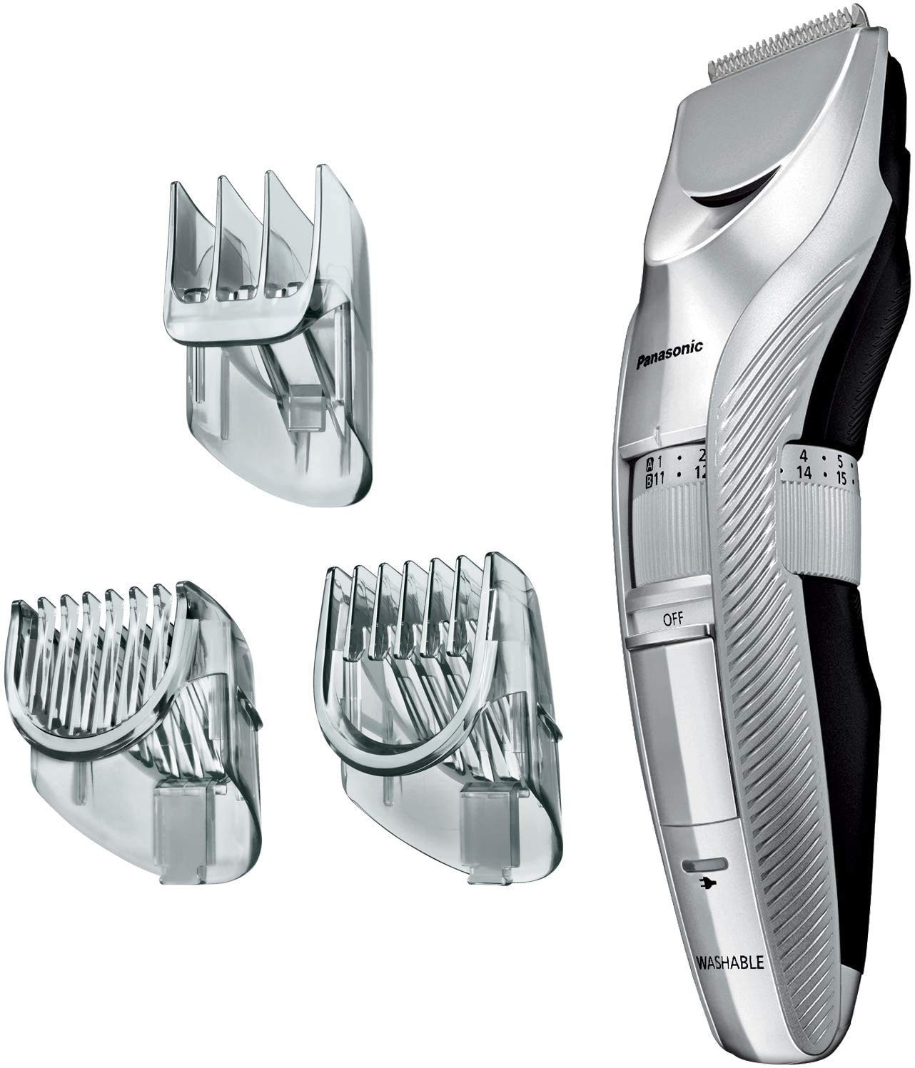 Panasonic ER-GC75-S Hair Clipper Two-Block Adjustable 0.5-20mm Silver