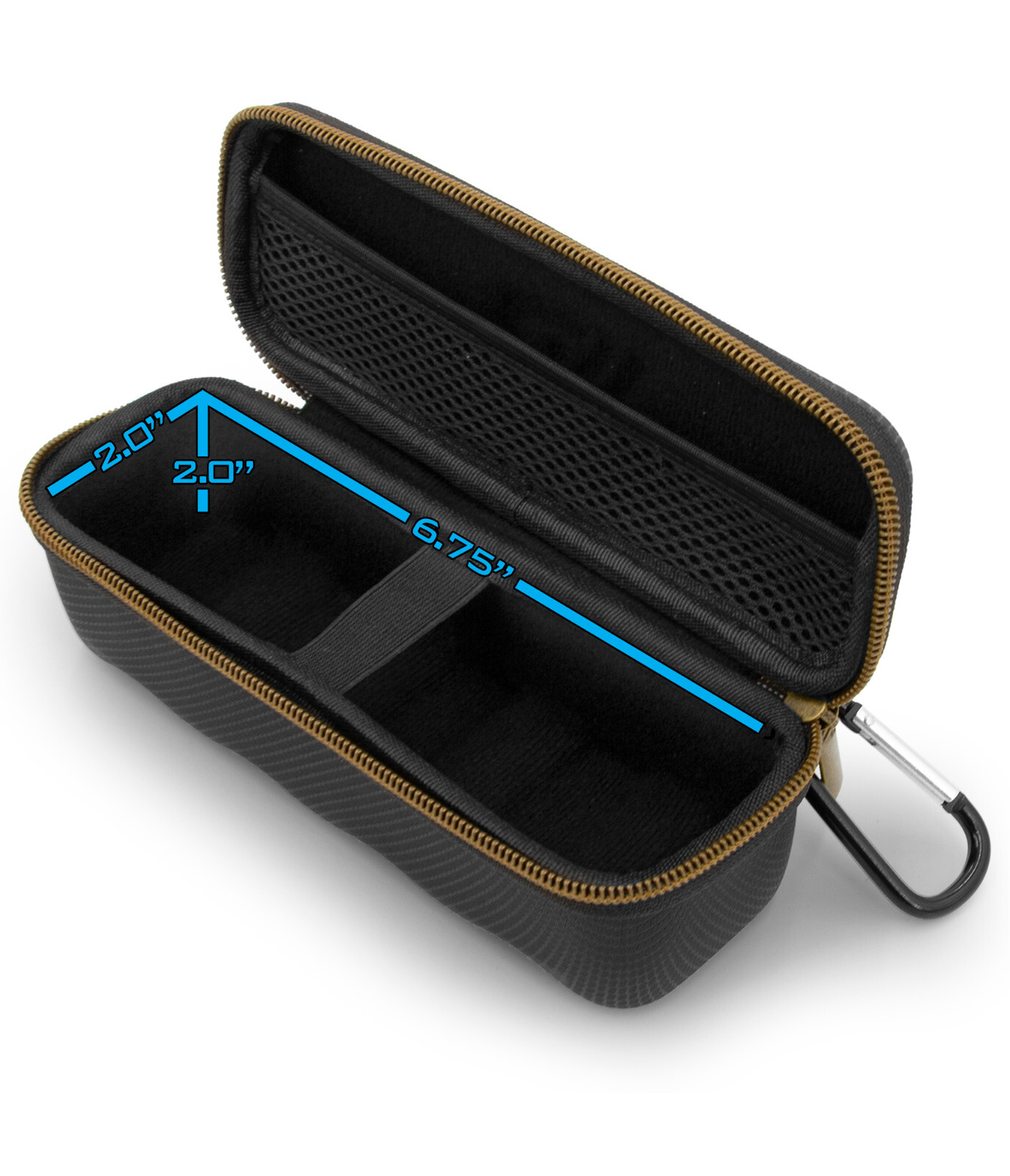 CM Barber Case Fits Babyliss Hair Clippers and Trimmers Up to 6.75″ – Case Only