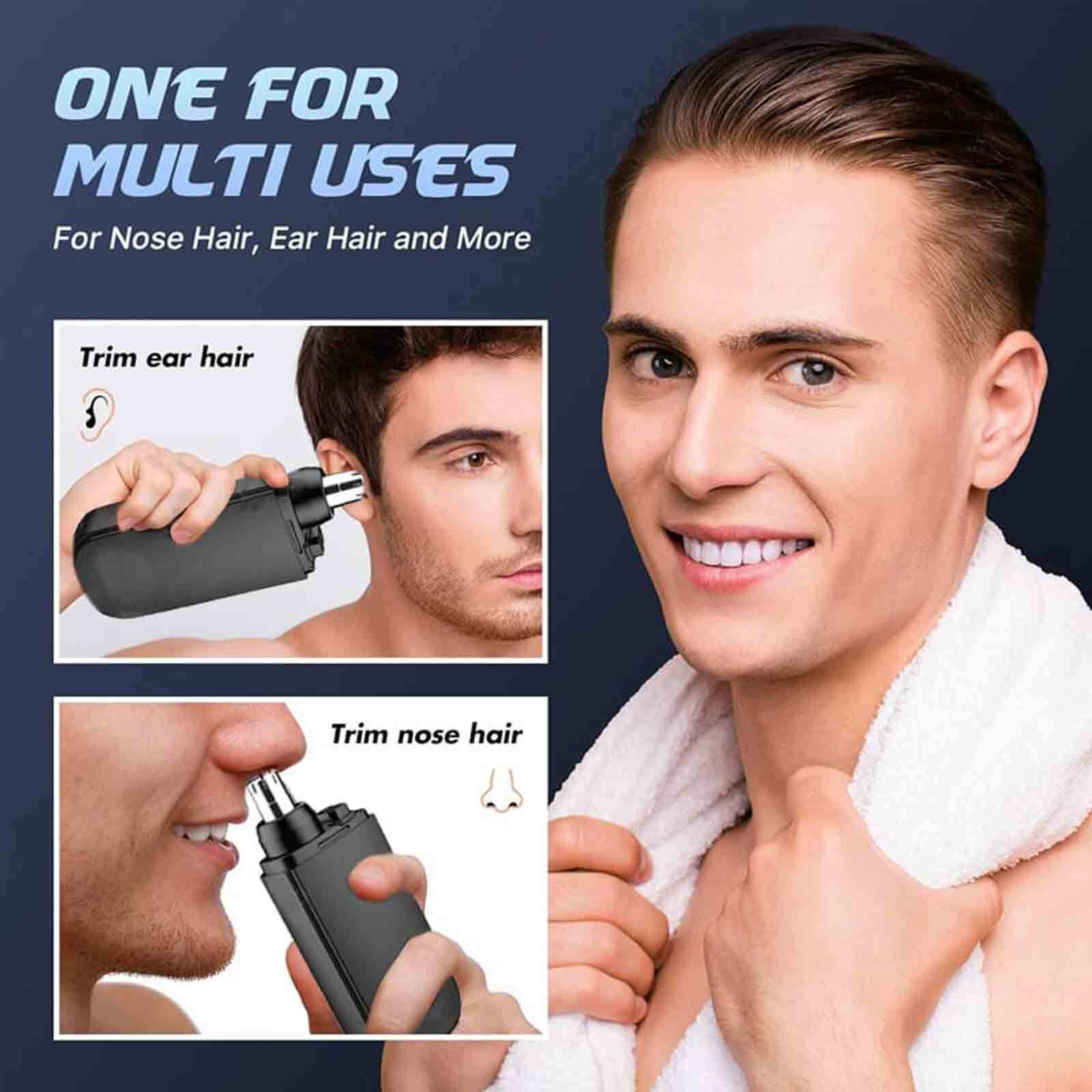 Nose Hair Trimmer USB Charging High Quality Electric Portable Men Mini Nose Hair