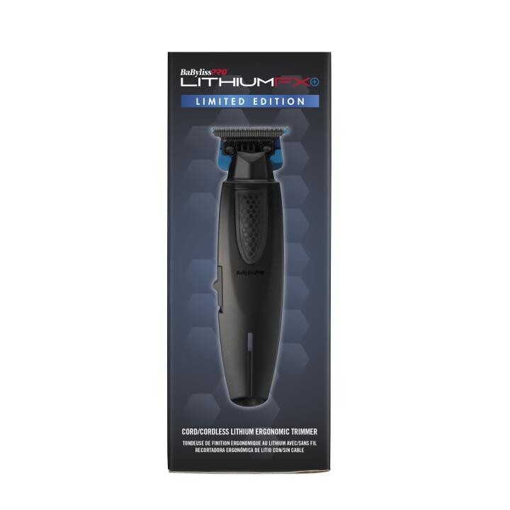 BaBylissPRO LITHIUMFX+ Matte Black Cord/Cordless Ergonomic Trimmer | FX773NMB