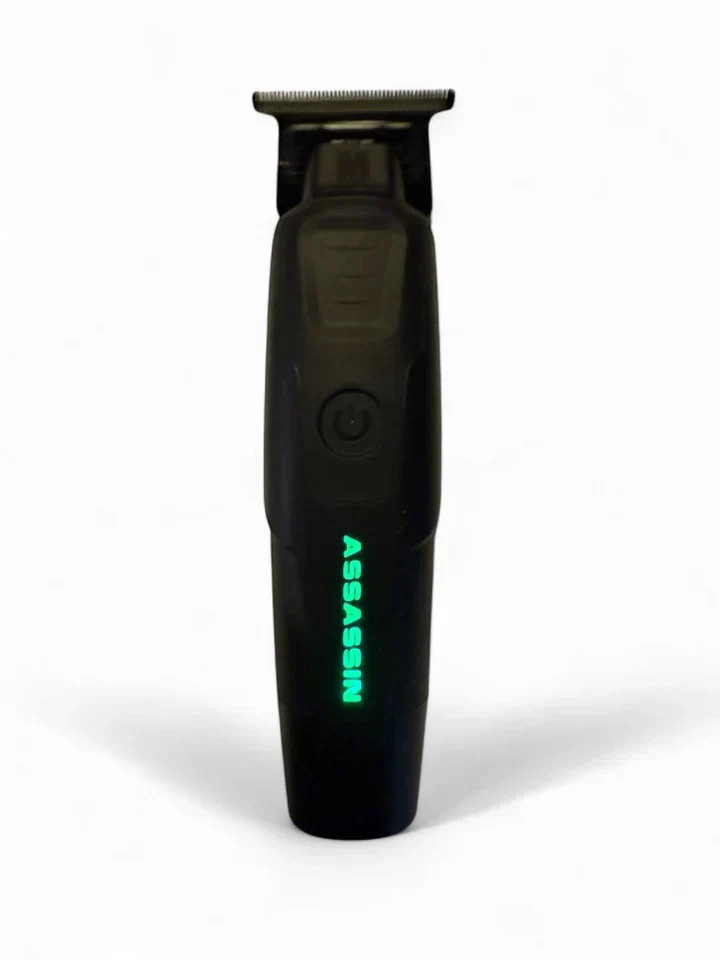 Monster Assassin Trimmer – DLC Zero-Gap T-Blade, Cordless Precision Barber Tool