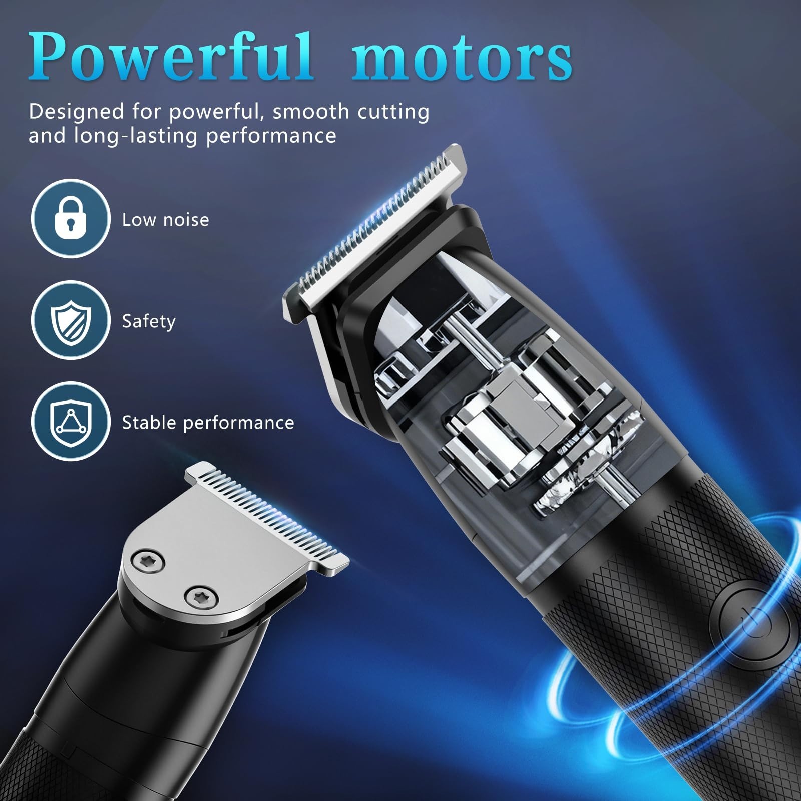 All-in-One Waterproof Beard & Body Trimmer for Men, Grooming Kit, Hair Clippers