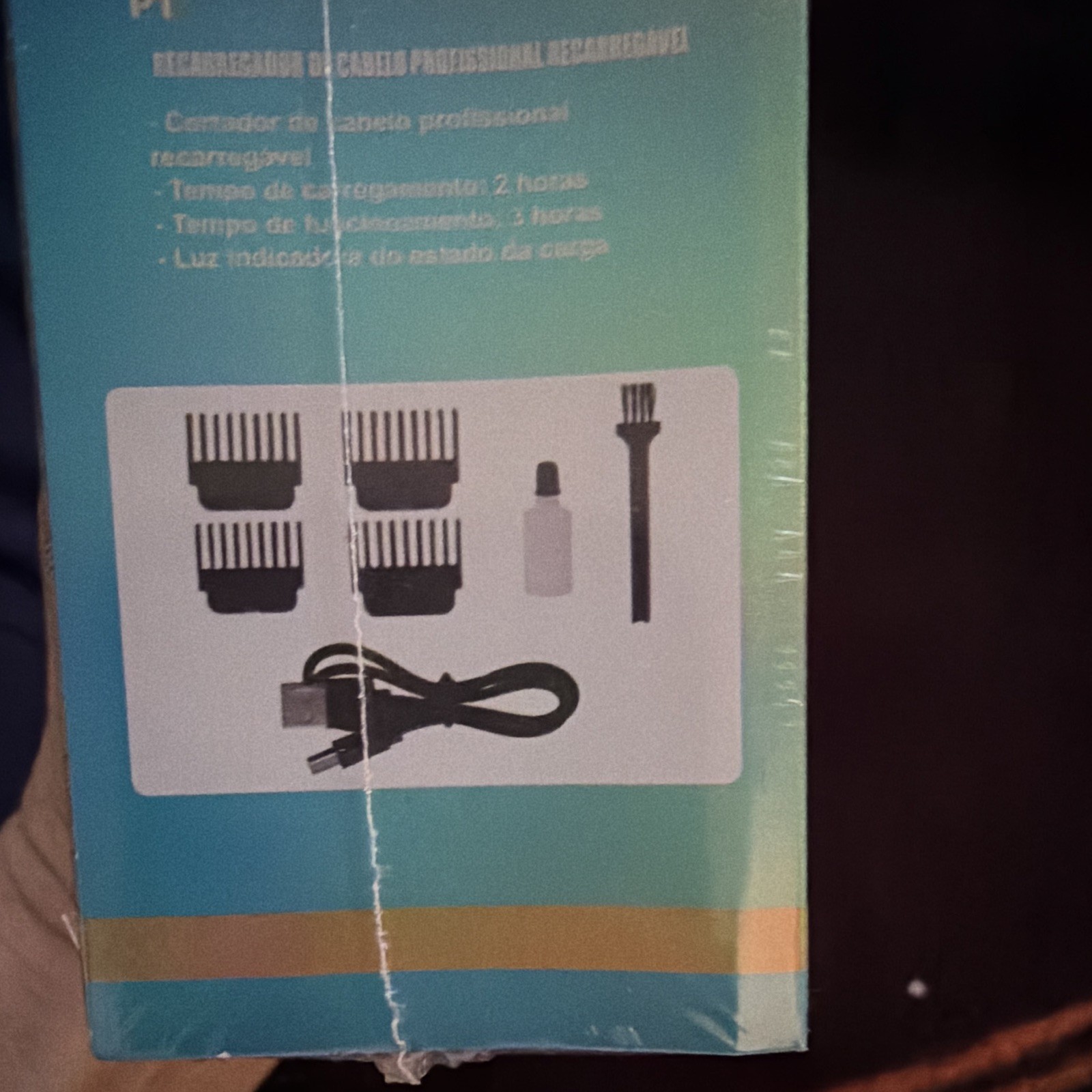 Winmax T-Blade Hair Clipper Corded/Cordless USB Charging Gold 1.5-4mm